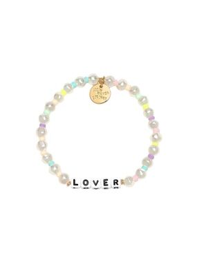 5/$15 🩷 MUST BUNDLE Little Words Project Bead Bracelet with 'LOVER' Lettering